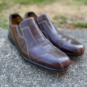 Colehaan Nike Air leather slip on loafers Sz 10